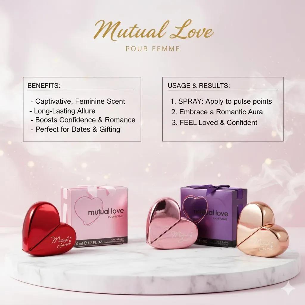 Mutual Love Pour Femme 50ml Red Perfume for Women