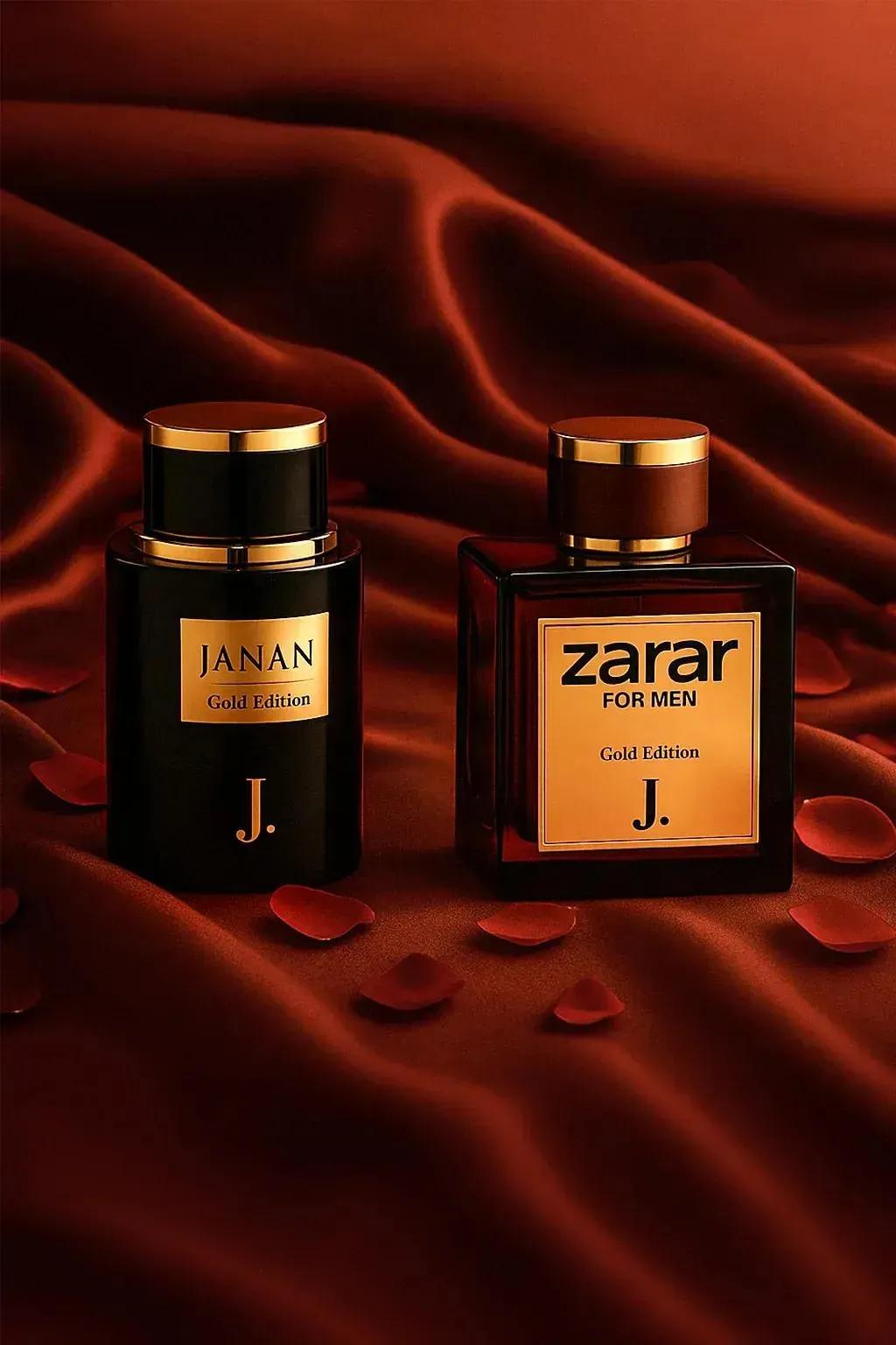 Unisex Long Lasting Amaryllis Perfume Set 2 Pcs Black