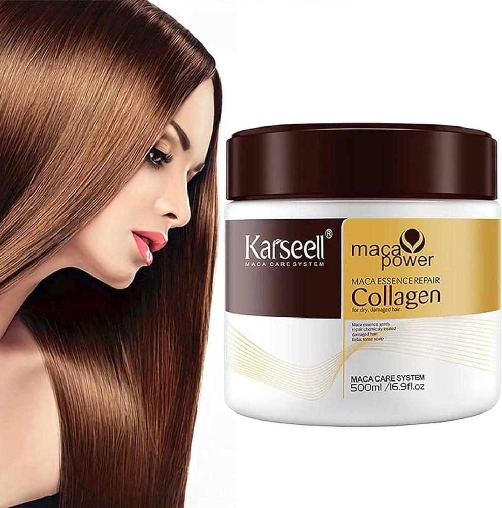 Hair Mask & Niacinamide Serum Duo for Dry Hair & Glowing Skin