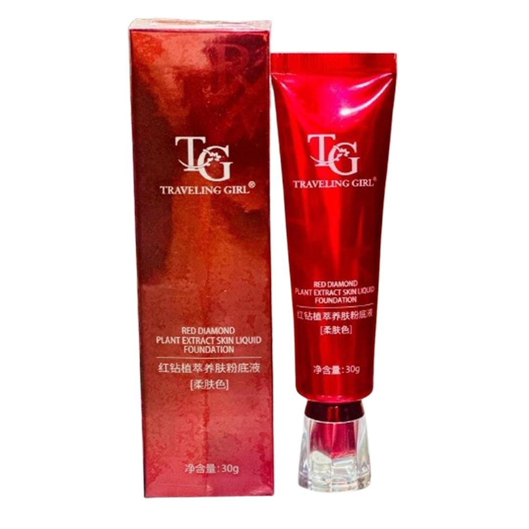 Traveling Girl Red Diamond Foundation 30g Matte Finish