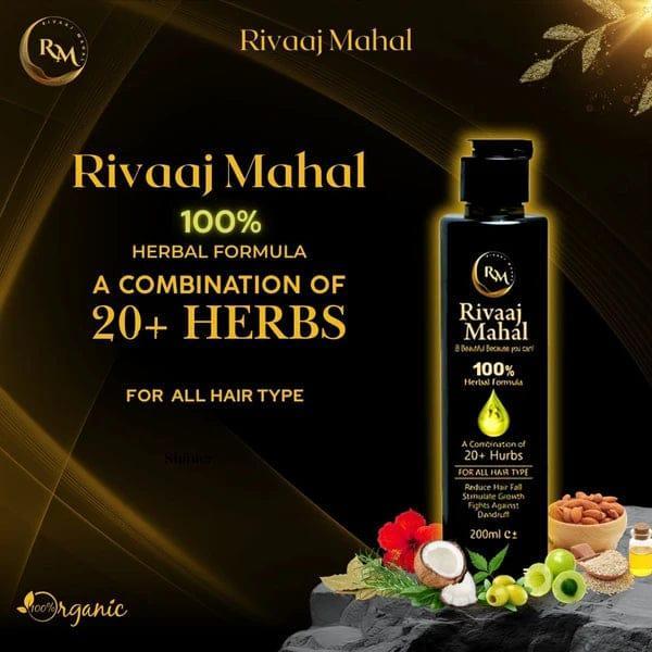 Rivaaj Mahal 100% Herbal Hair Oil Pack of 2 200ml