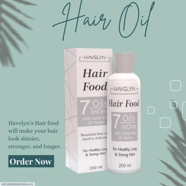 Hair Food Oil 200ml for Healthy Long Strong Hair
