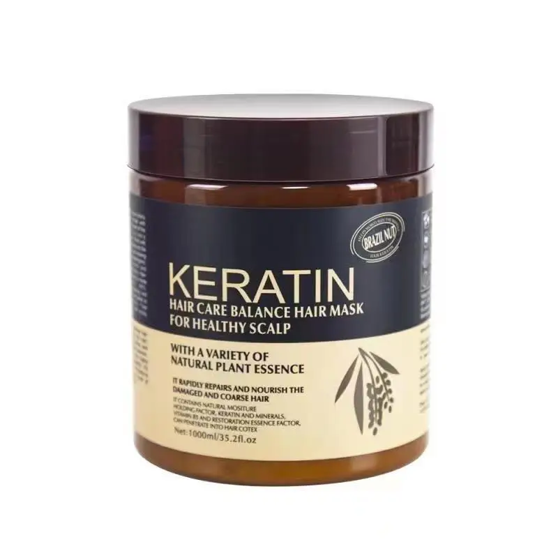 Keratin Hair Mask 500ml for Damaged Hair Shine