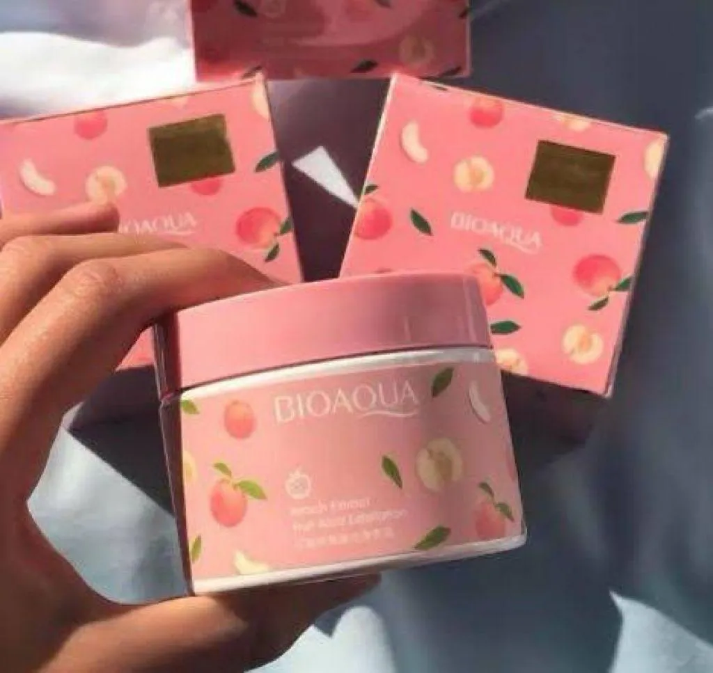 Pink Peach Extract Exfoliating Gel for Glowing Skin