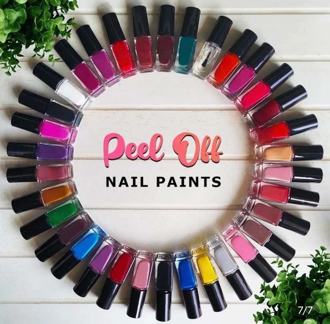 36 Pcs Peel Off Nail Polish Multicolor Quick Dry