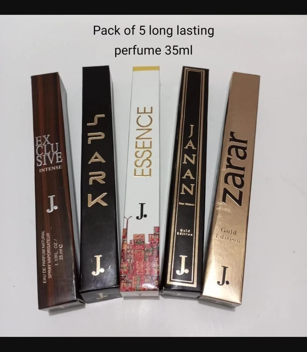 5 Pcs Unisex Long Lasting Perfume Set 35ml