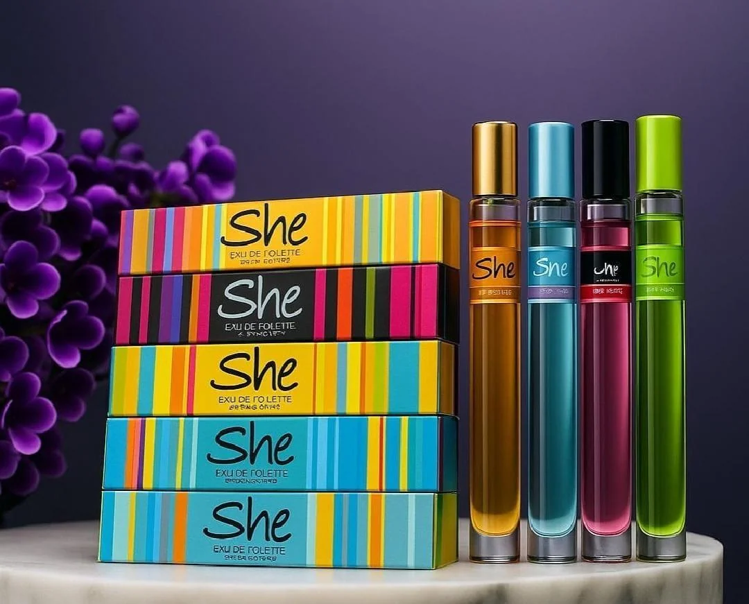 5 Pcs She Perfume Set Unisex Long Lasting 35ml