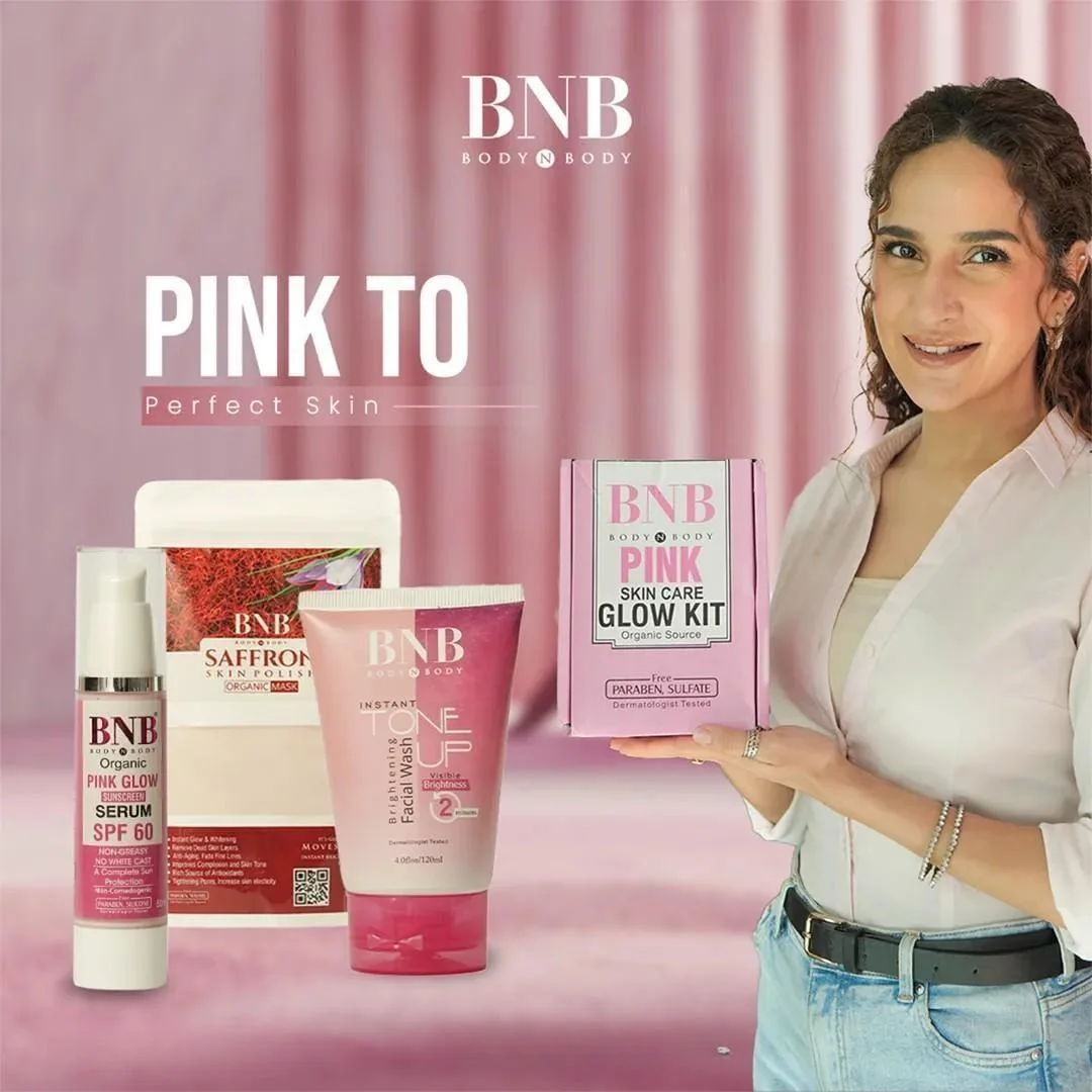 Pink Glow 3 in 1 Skincare Bundle for Glowing Skin