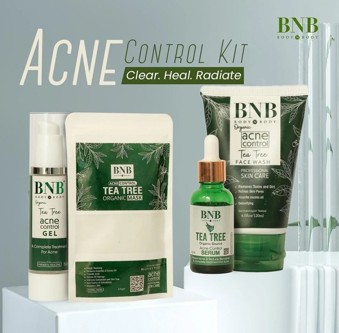 BNB Acne Control 4-Piece Skincare Set