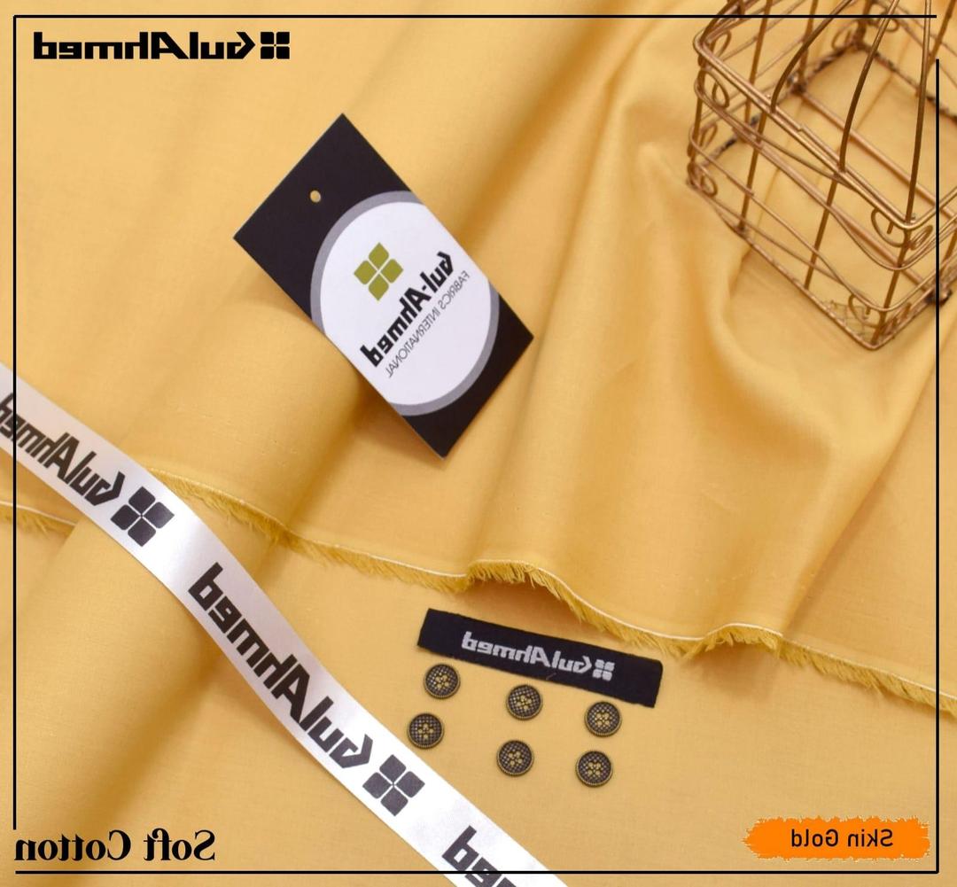 Premium Cotton Suit Golden Summer Wear Pakistan