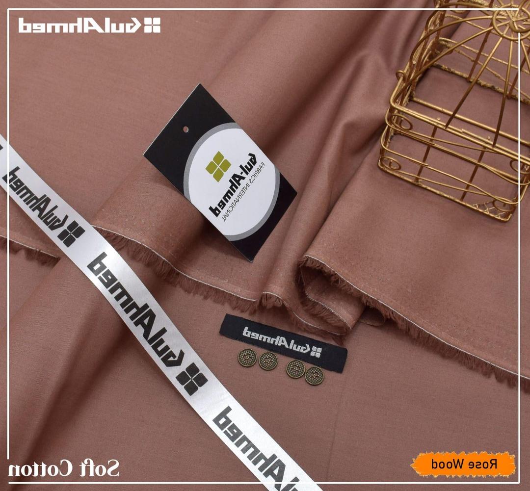 Premium Soft Cotton Rose Wood Suit for Summer Pakistan
