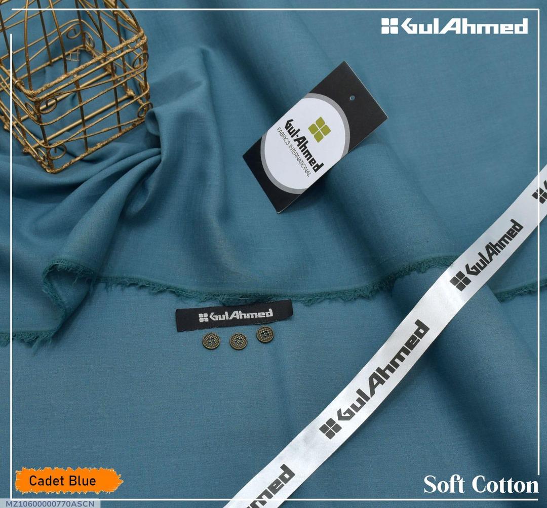 Premium Cotton Suit Cadet Blue Summer Casual Wear