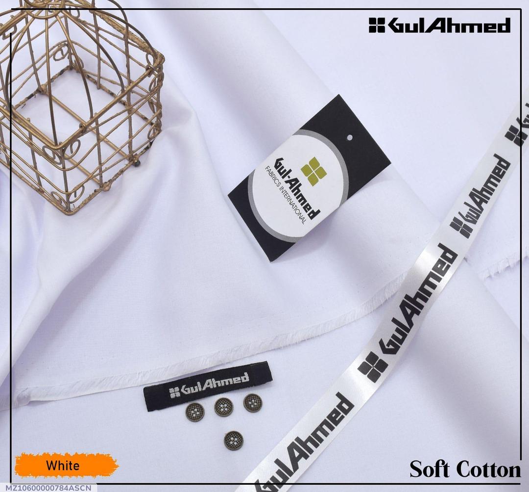 Men's Premium Cotton Suit White Summer Pakistan