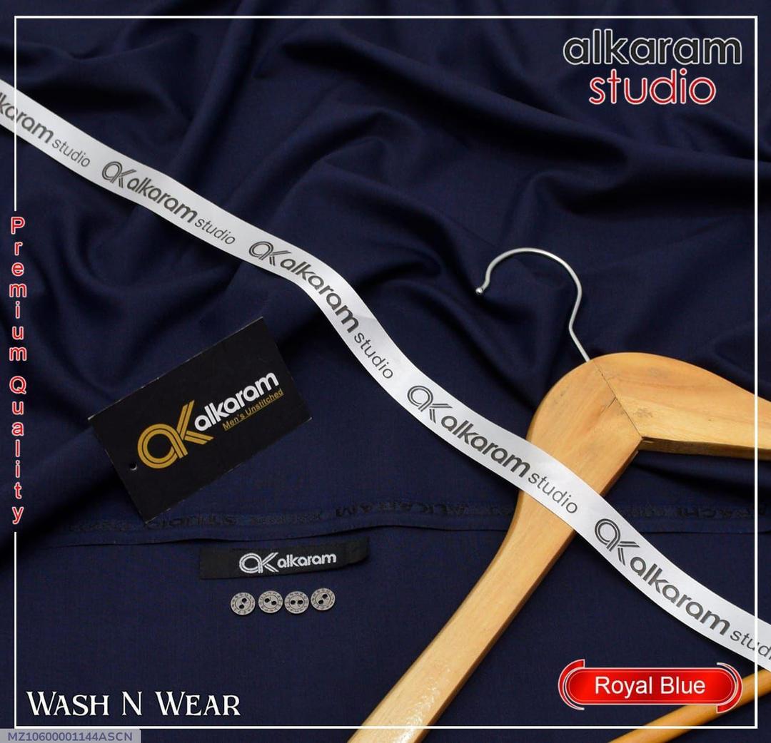 Royal Blue Boski Wash N Wear Suit for Men