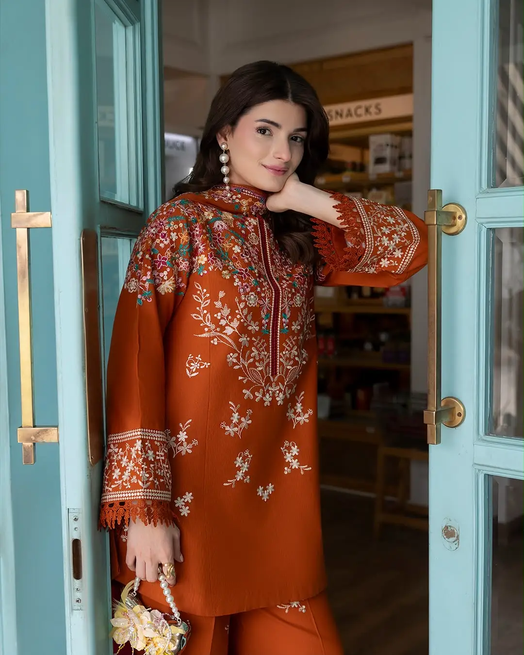 3 Pcs Women's Unstitched Embroidered Suit