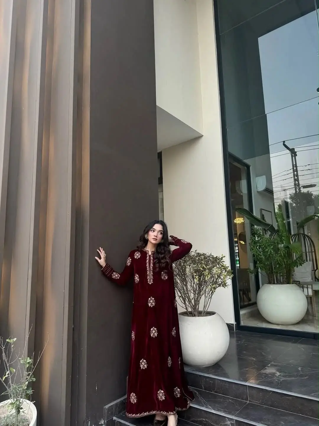 2 Pcs Women's Unstitched Embroidered Suit