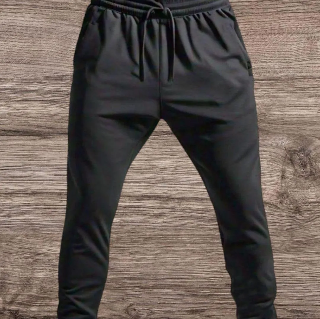 Men Black Graphic Summer Track Suit Set