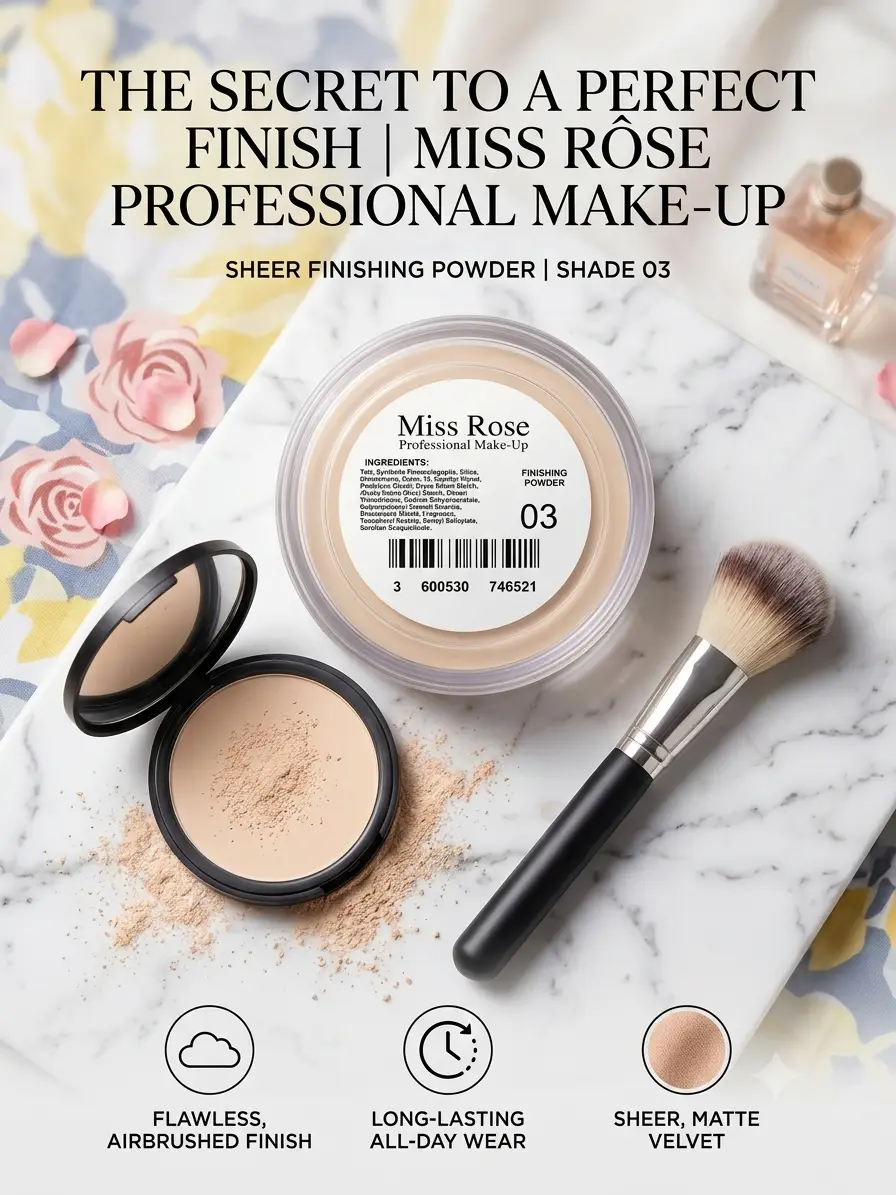 Miss Rose High Coverage Setting Loose Powder