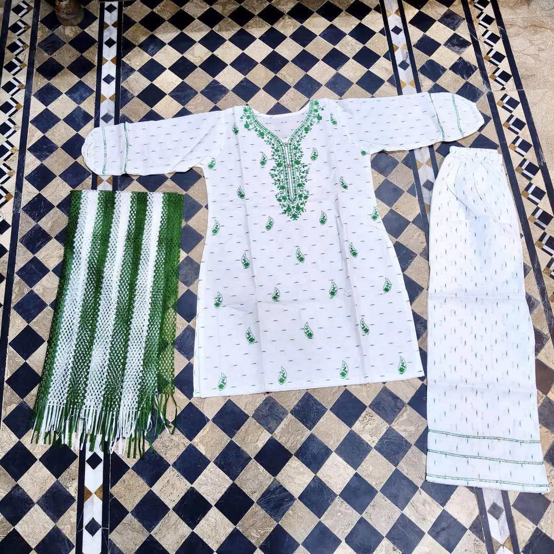 14 August 3 Pcs Women's Stitched Fancy Embroidered Suit — Buy Online in Pakistan | Cash on Delivery