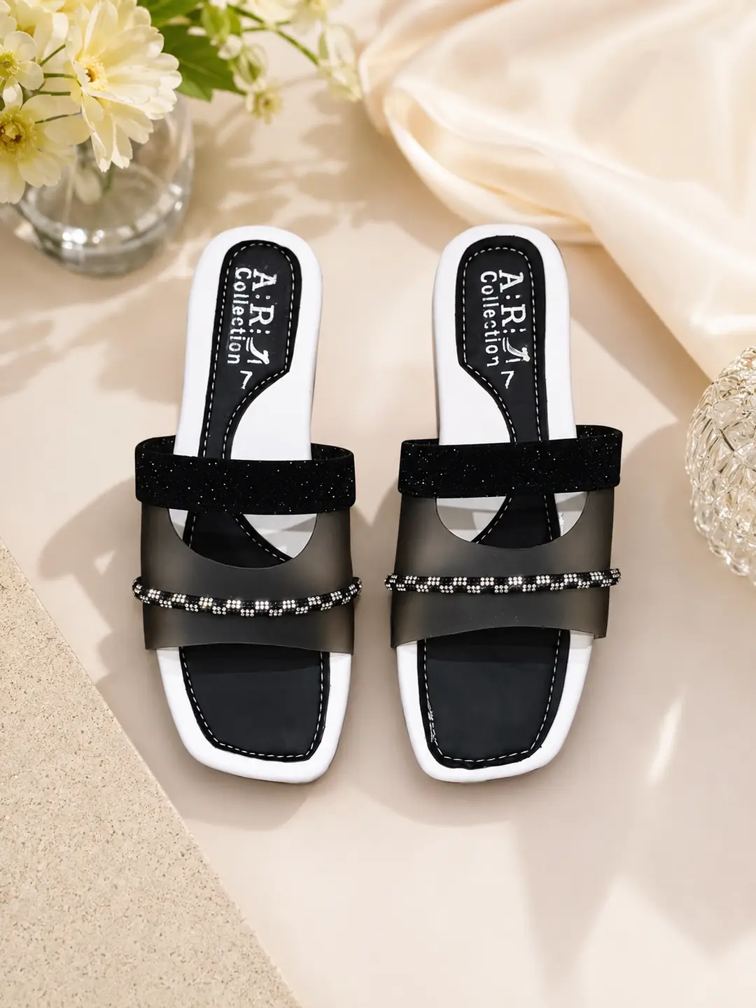 Stylish Women's Fancy Rexine Slippers - Available in 4 Sizes