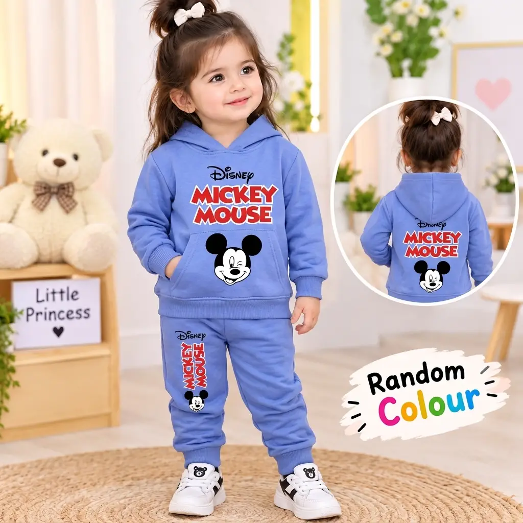 Kids Girls Winter Hoodie's Tracksuit Home Party Wear