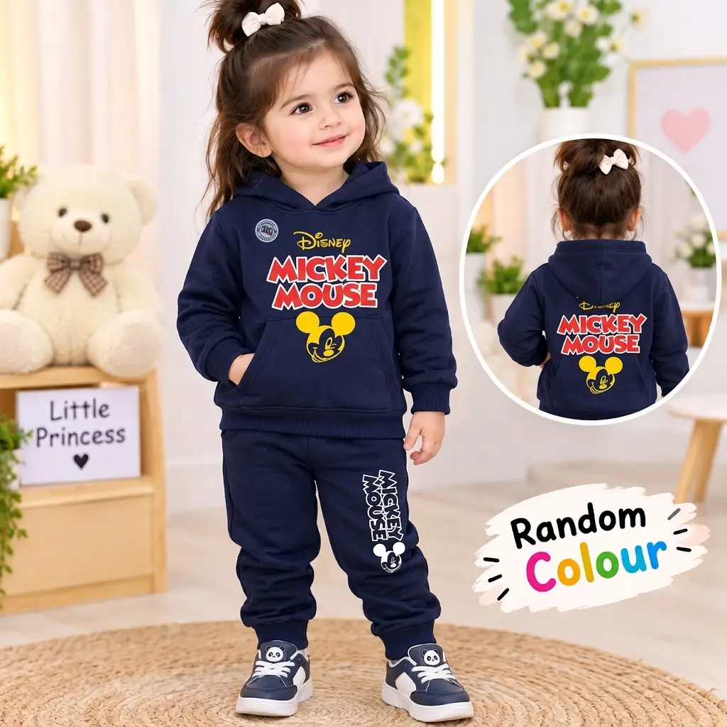 Kids Girls Winter Hoodie's Tracksuit Home Party Wear