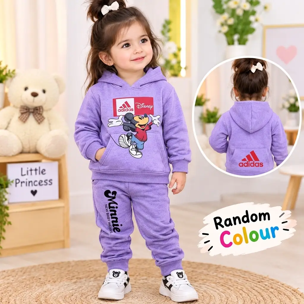Kids Girls Winter Hoodie's Tracksuit Home Party Wear