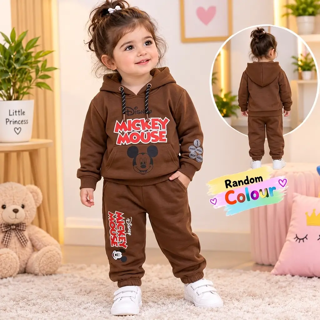 Kids Girls Winter Hoodie's Tracksuit Home Party Wear