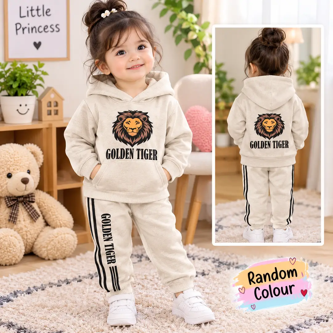 Kids Girls Winter Hoodie's Tracksuit Home Party Wear
