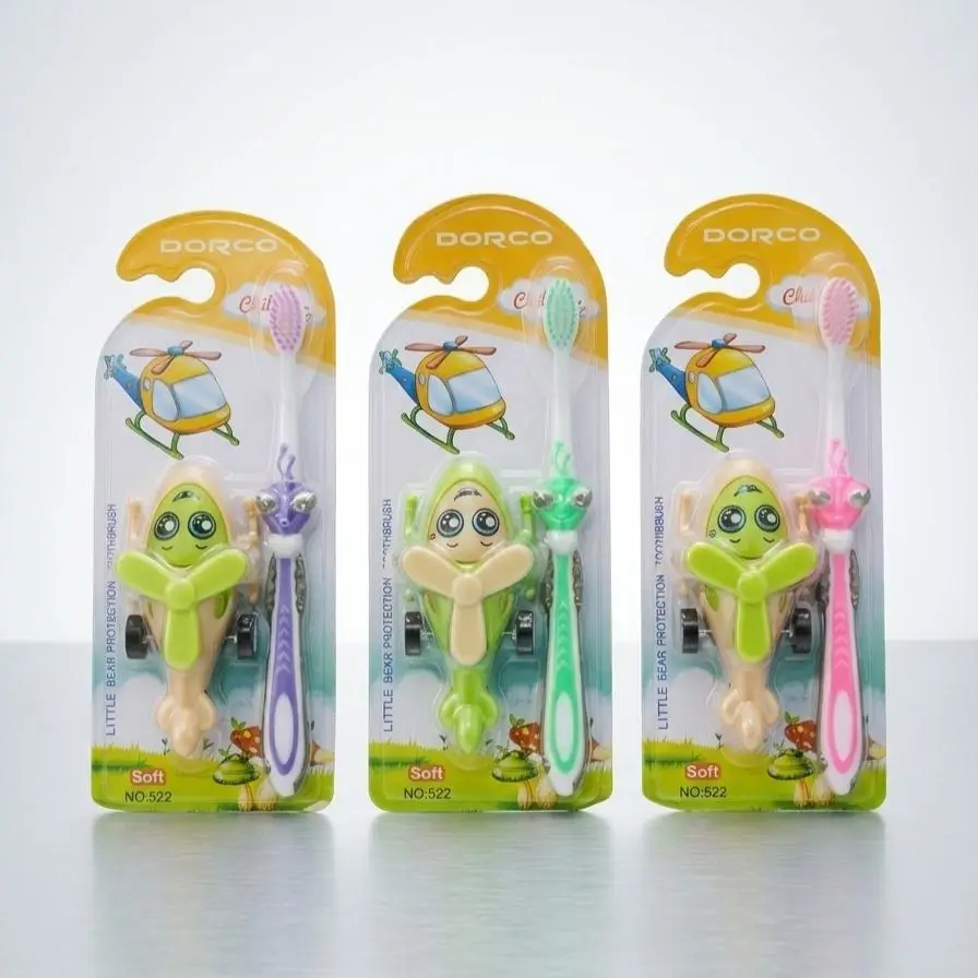 2 Pcs Toys Shape Kids Tooth Brush Pack of 2