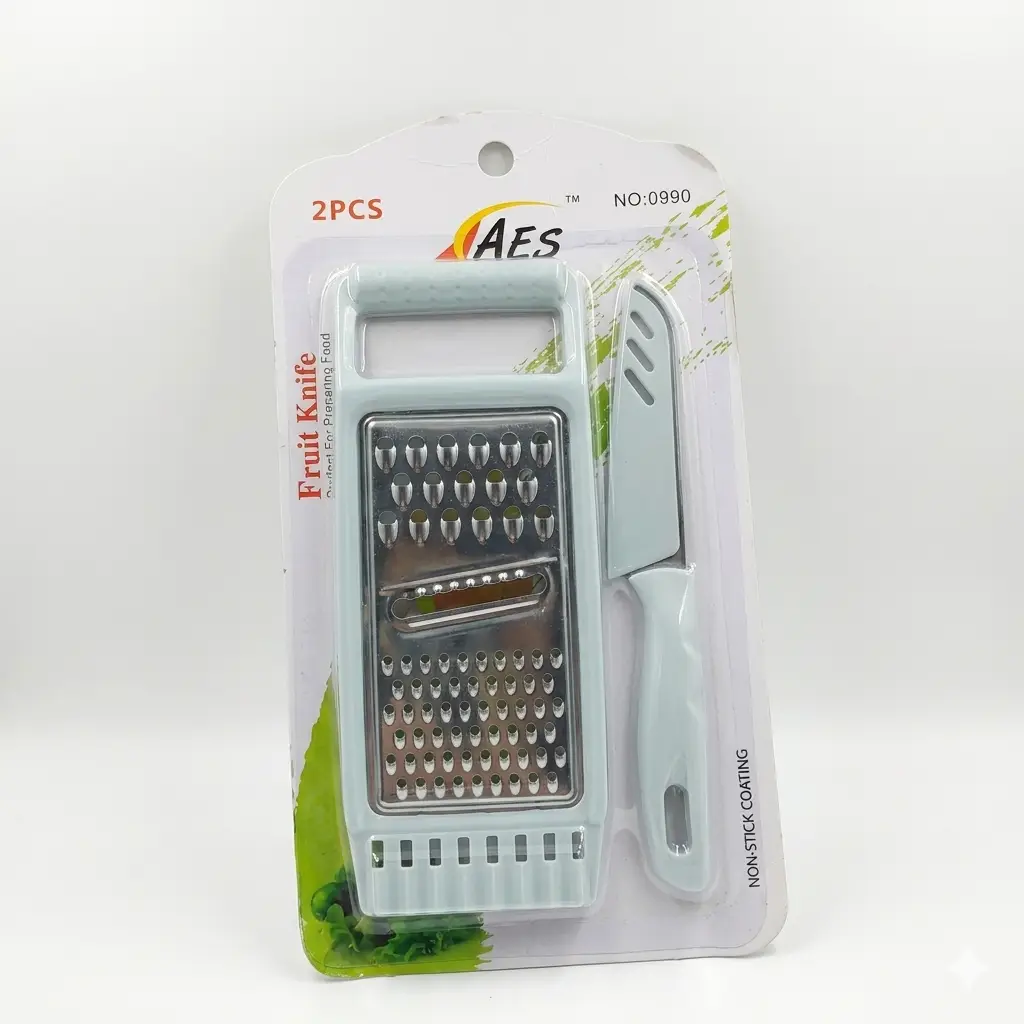 2 In 1 Perfect For Preparing Food Vegetable Slicer Fruit Knife Set