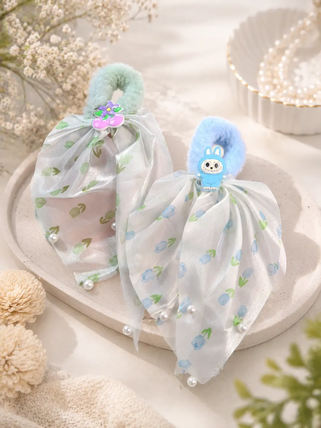 Girl's Printed Ponies 2 Pcs