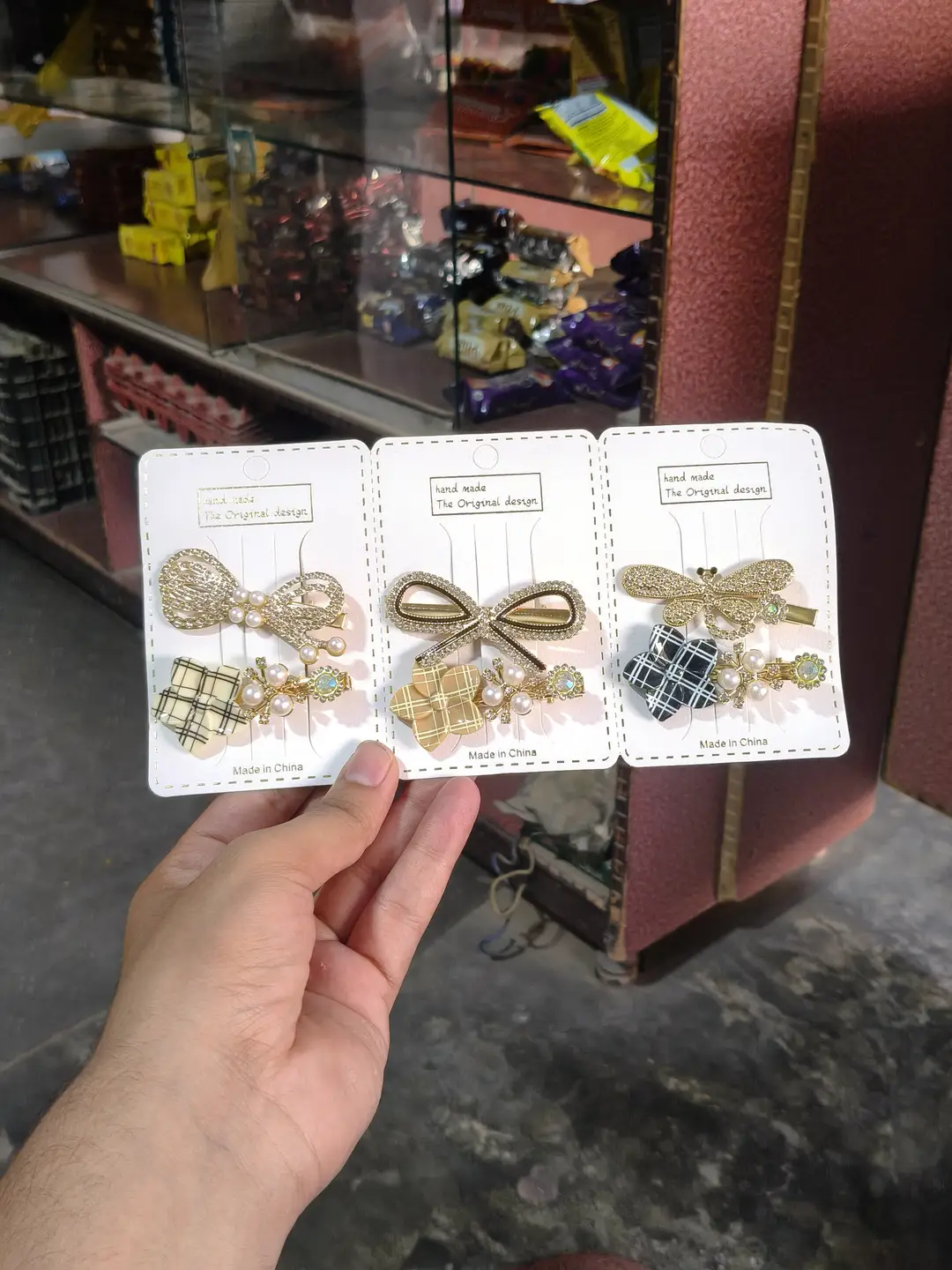 Girl's Beautiful Fancy 3 Pack Hair Pins