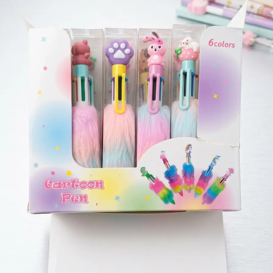 2 Pcs Funky Design 10 In 1 Color Pen For Kids 2