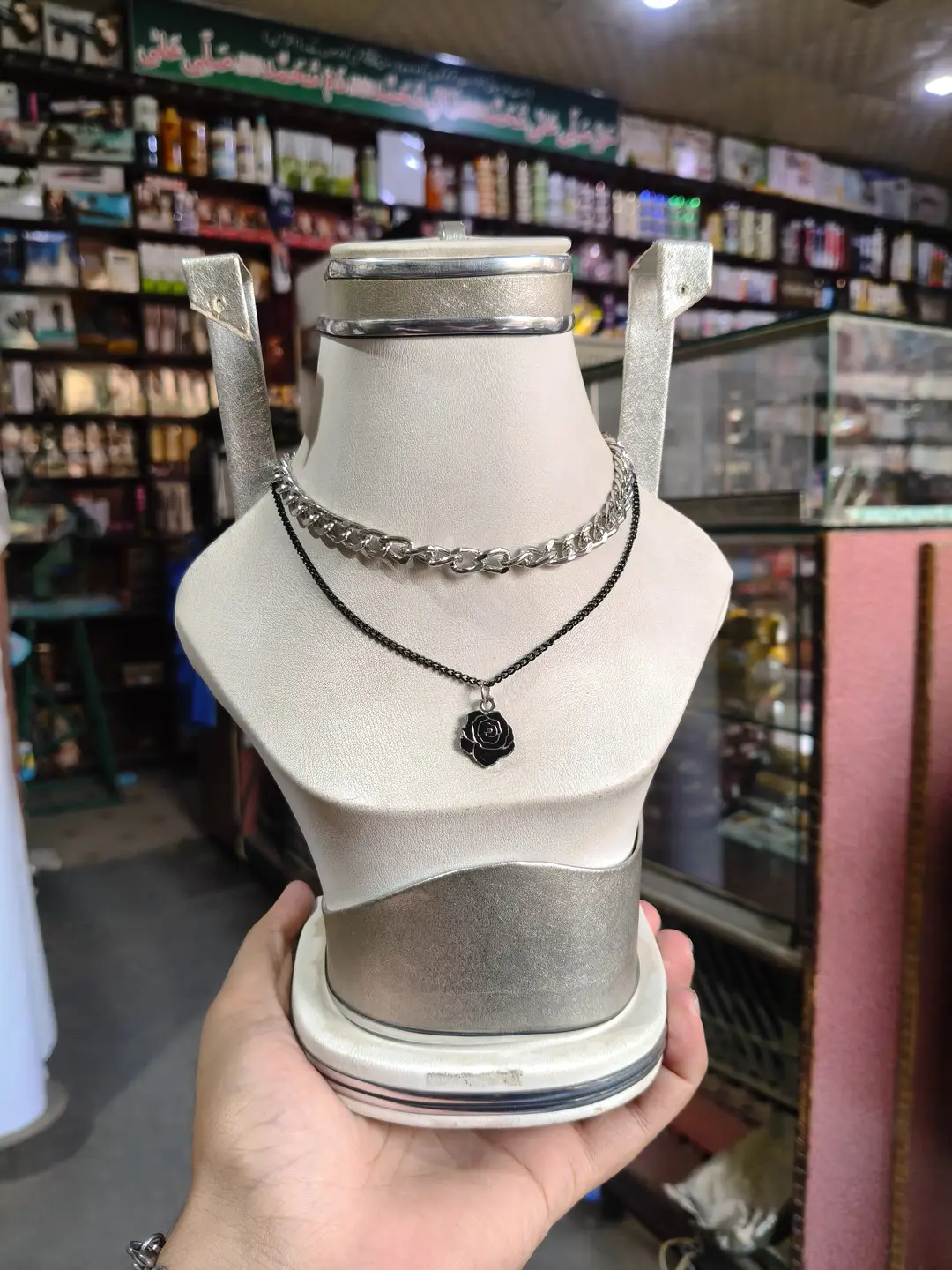 Premium Quality 2 Layered Chain Women And Girls Pendant Set
