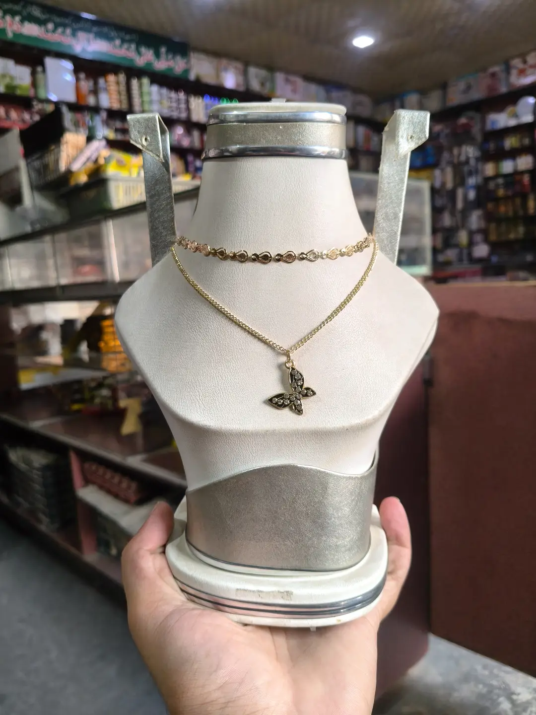 Premium Quality 2 Layered Chain Women And Girls Pendant Set