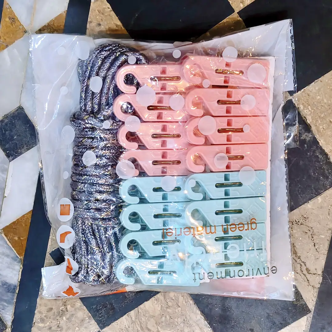 Stylish And Functional Designs Cloth Hanging Clips Pack