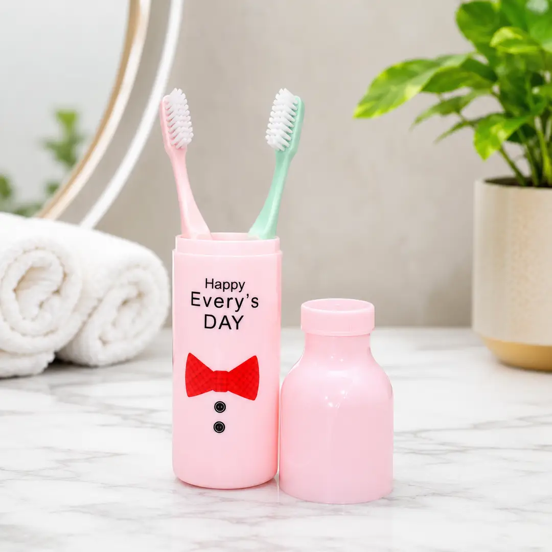 Portable Toothpaste Toothbrush Holder Case Travel Camping Storage Box