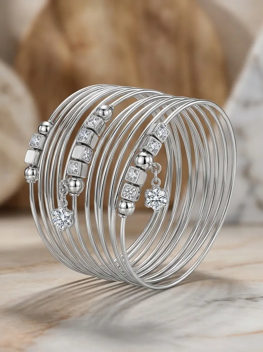 Elegant Kara Bangles Set Daily Wear & Party Look