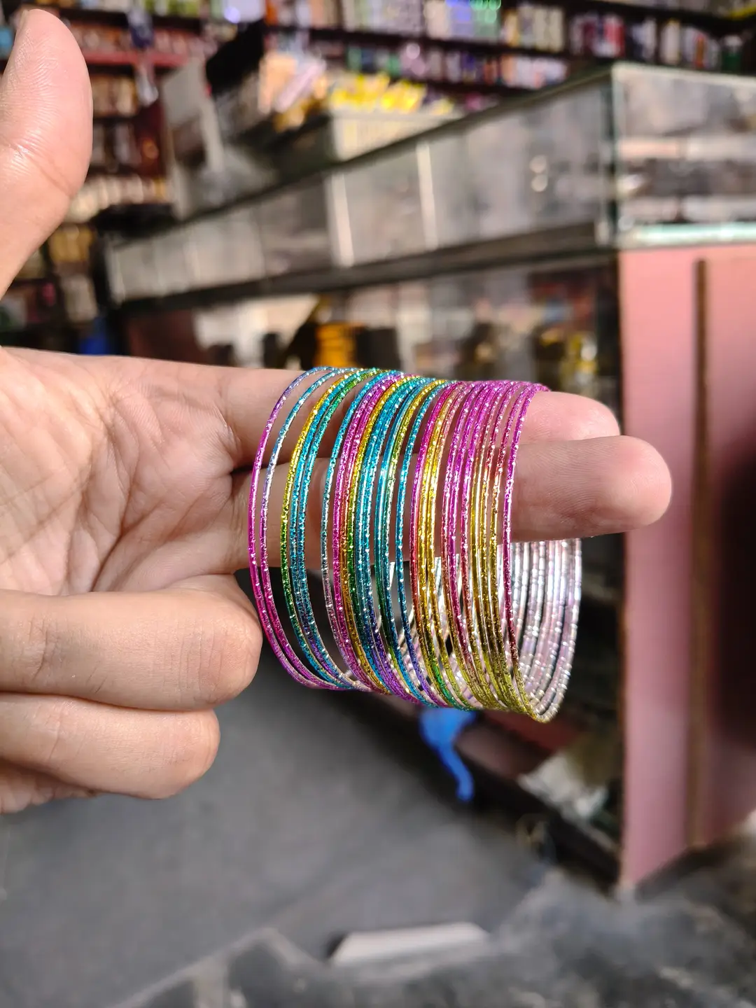 24 Pcs Funky Kara Bangles Daily Wear & Party Look
