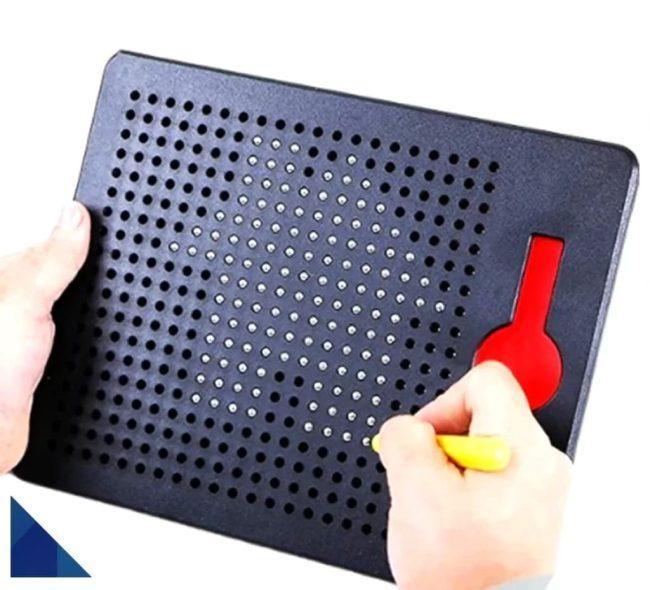 Magnetic Drawing Board for Kids 1-10 Years Red Black Plastic