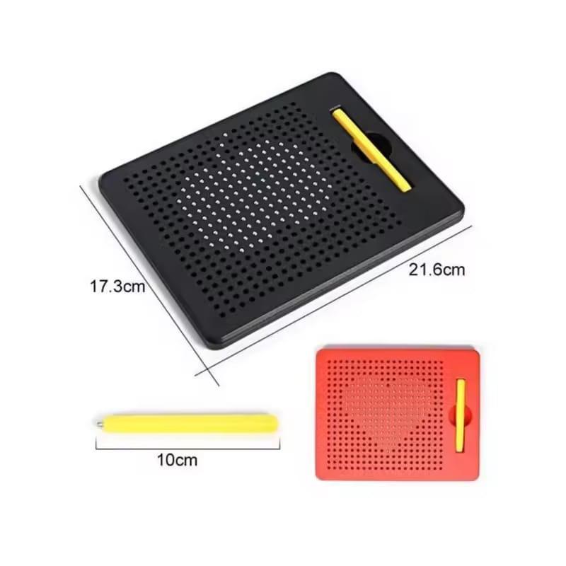 Magnetic Drawing Board for Kids 1-10 Years Red Black Plastic