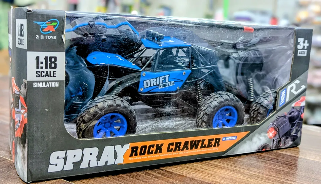 Drift Pioneer 6-Wheel Spray Rock Crawler RC Car