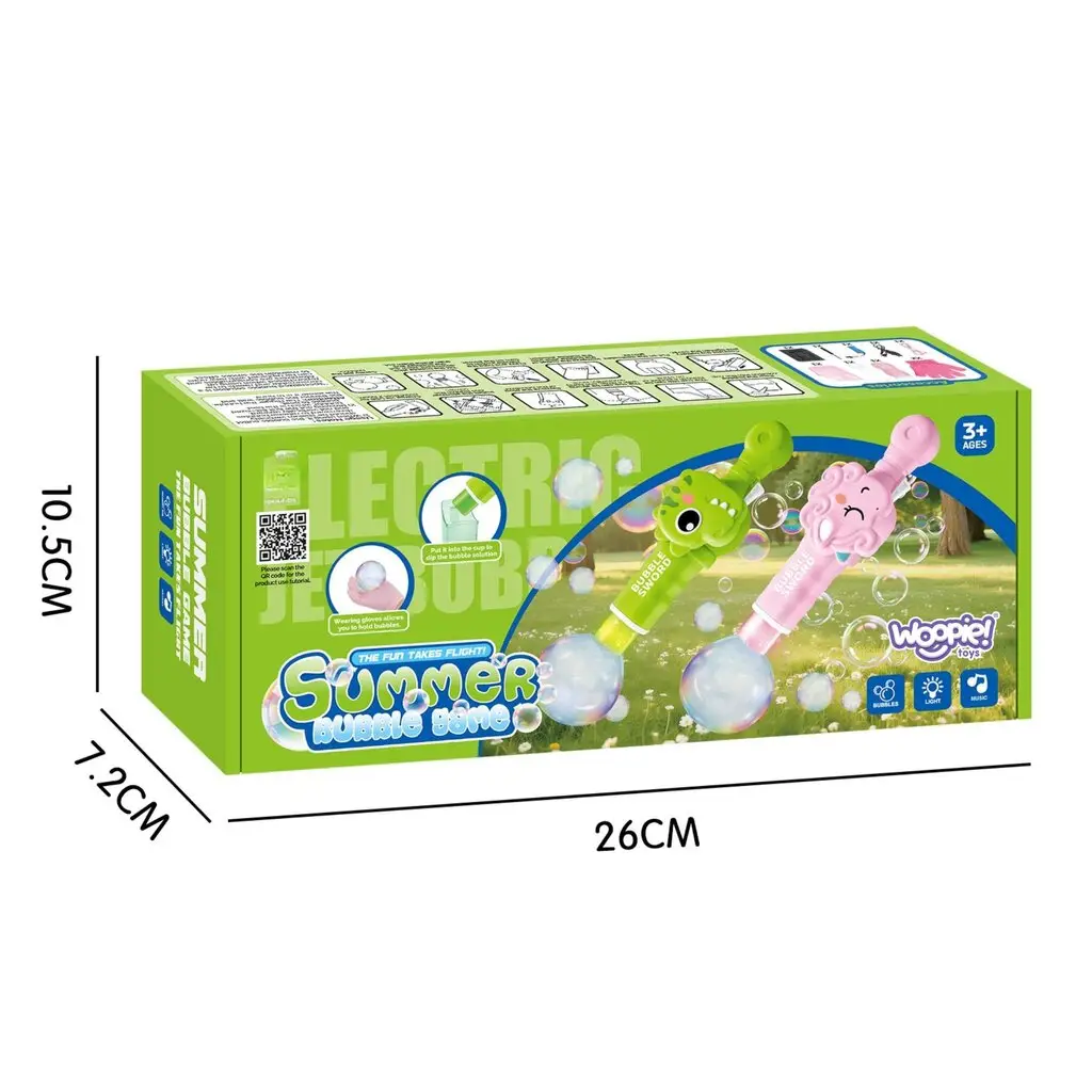 Electric Bubble Wand for Kids with Light & Music