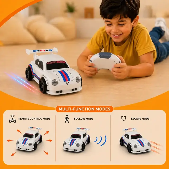 Rechargeable 2.4GHz Smart RC Car for Kids