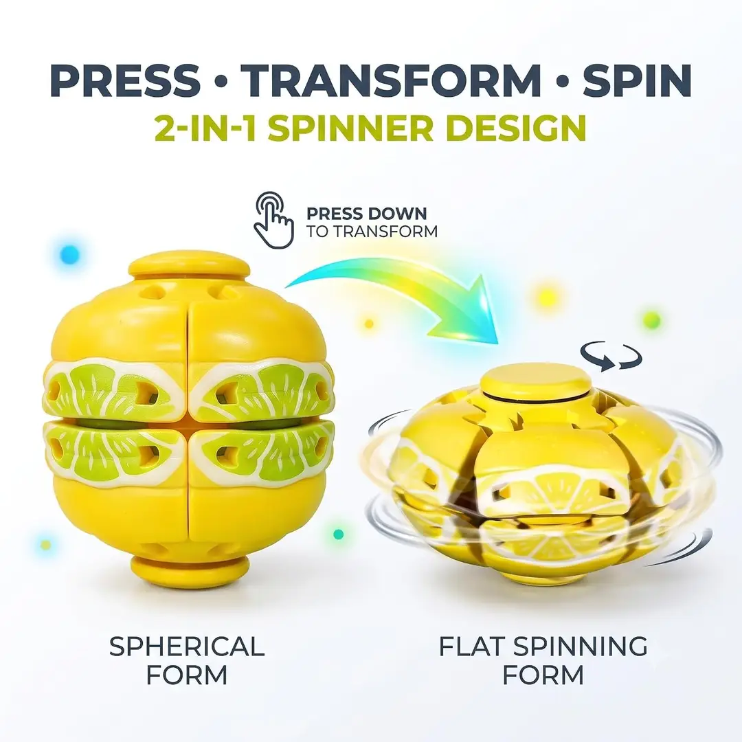 Fidget Spinner Ball – Stress Relief Toy for Kids & Adults