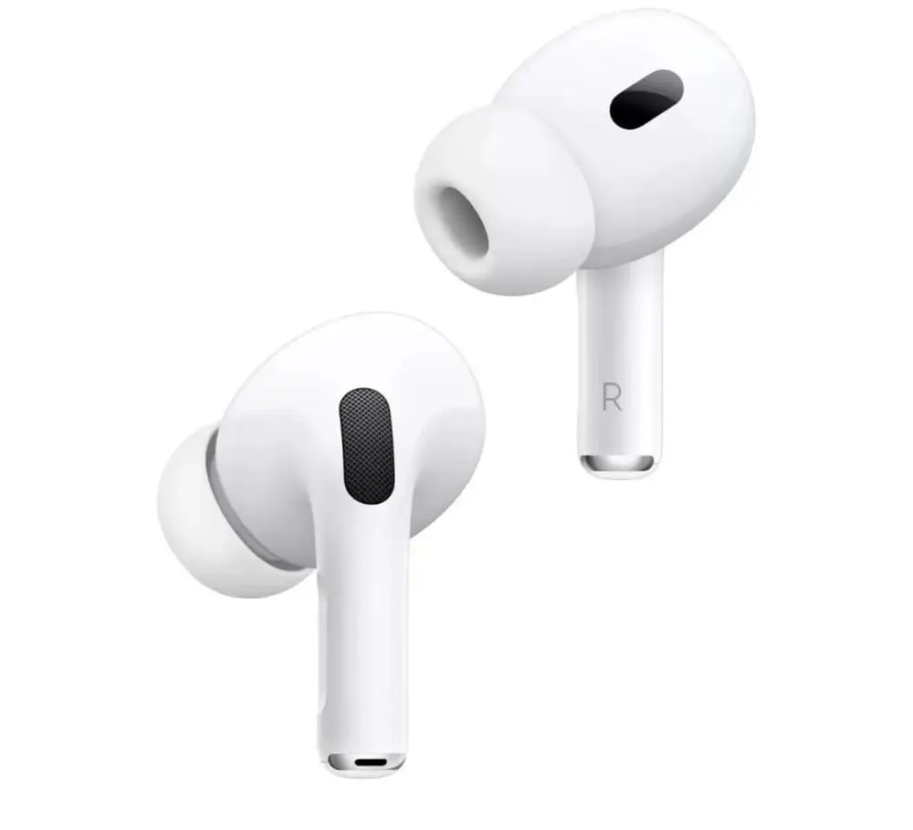 BLACK AIRPODS PRO WIRELESS EARBUDS — MATTE BLACK & WHITE EDITION | PREMIUM SOUND, SLEEK DESIGN & CHARGING CASE