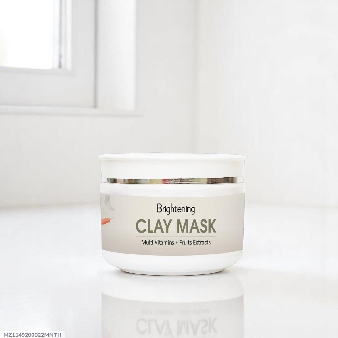 Brightening Clay Face Mask 50g Cream for Glowing Skin