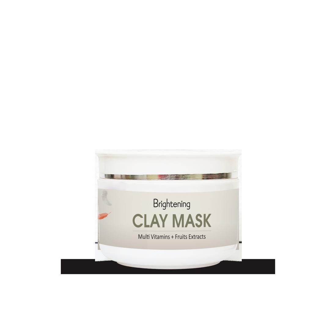 Brightening Clay Face Mask 50g Cream for Glowing Skin