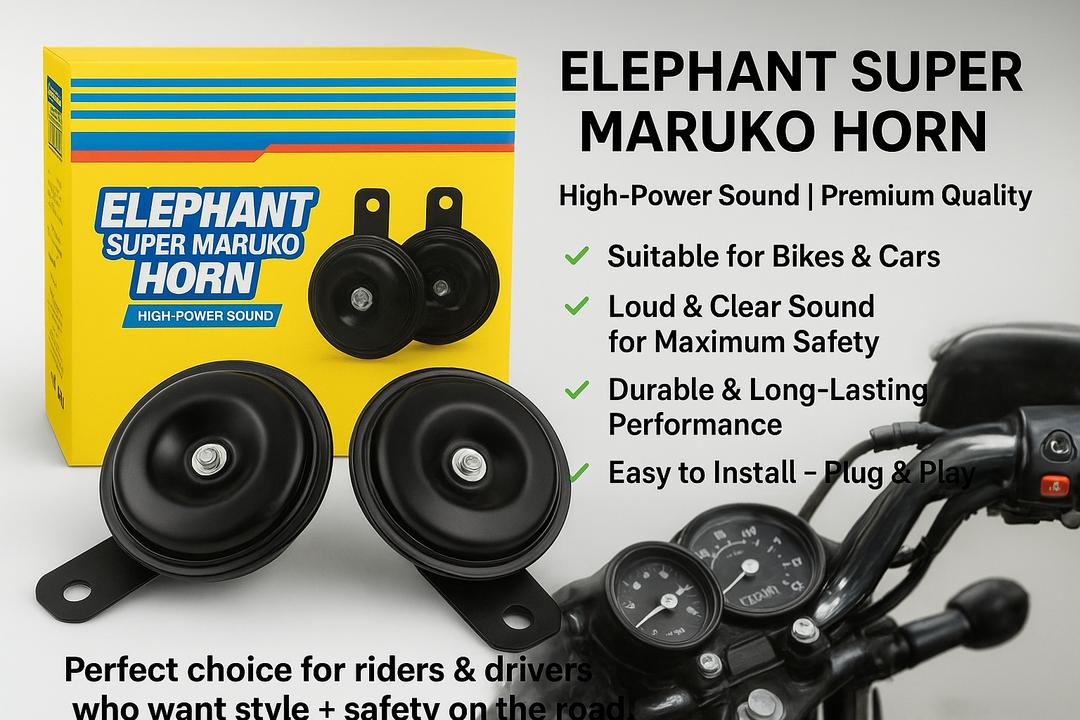 Super Loud Elephant Homs for Bikes & Cars Pakistan